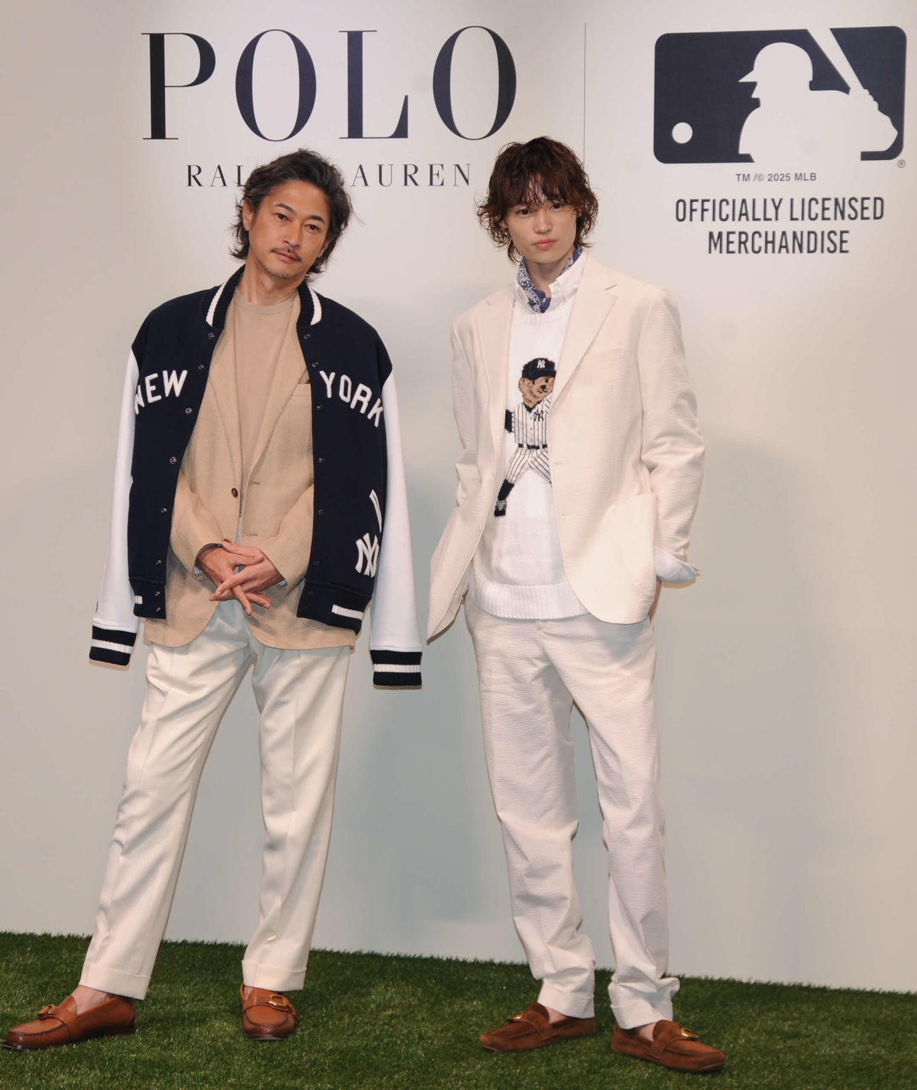 「ポロ　ラルフ　ローレン×MLB　ローンチイベント」に出席した窪塚洋介（左）と窪塚愛流（撮影・松尾幸之介）