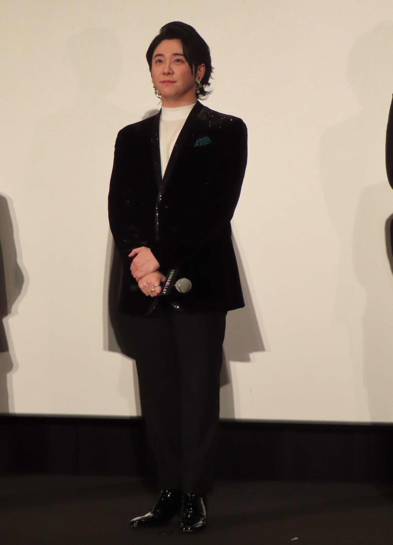 映画「＃真相をお話しします」完成披露舞台あいさつに登壇したMrs．　GREEN APPLE大森元貴