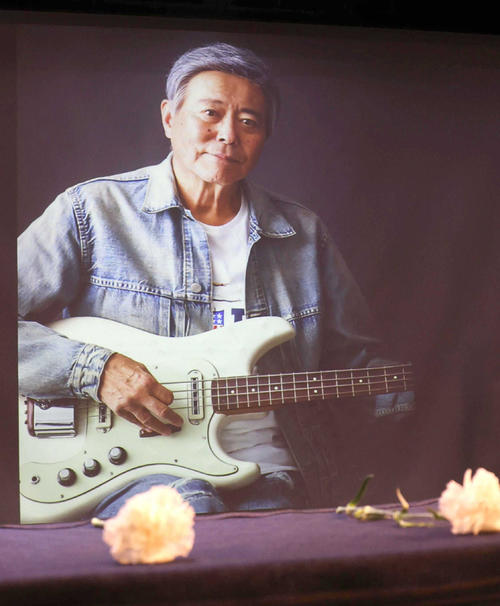 「小倉智昭さんお別れの会」小倉智昭さんの遺影（代表撮影）