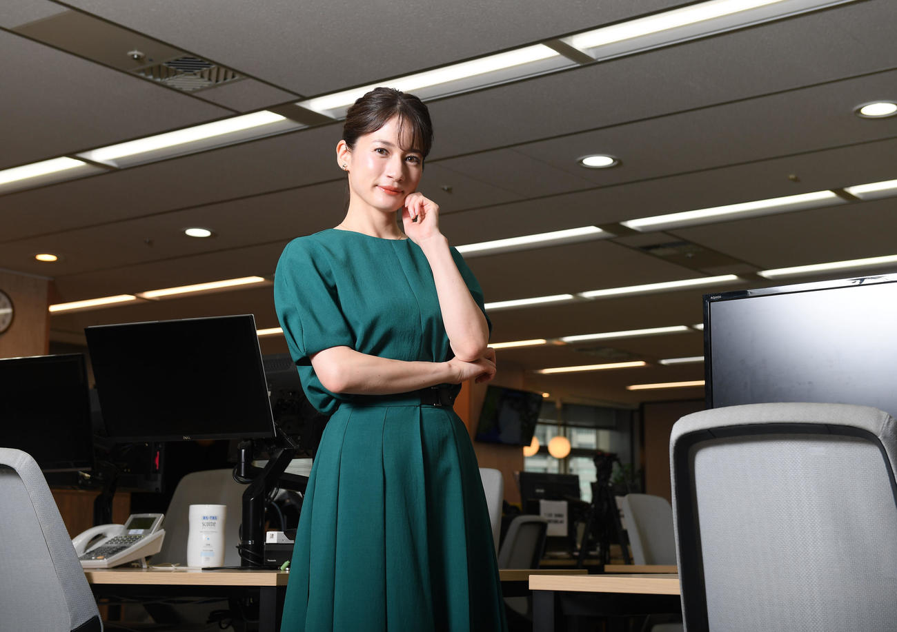 宇内梨沙アナウンサー＝2023年7月2日