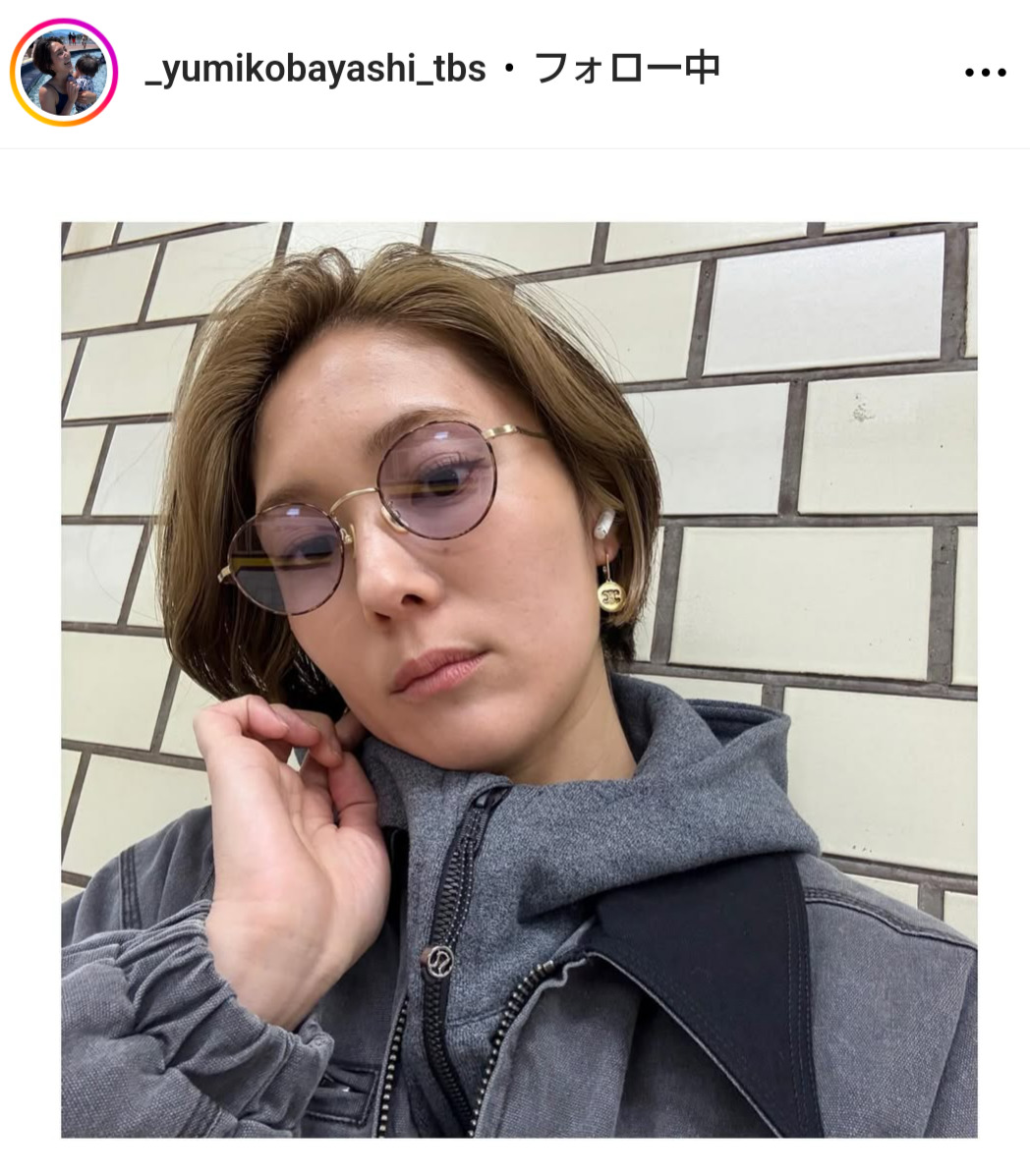 小林由未子アナのインスタグラムから