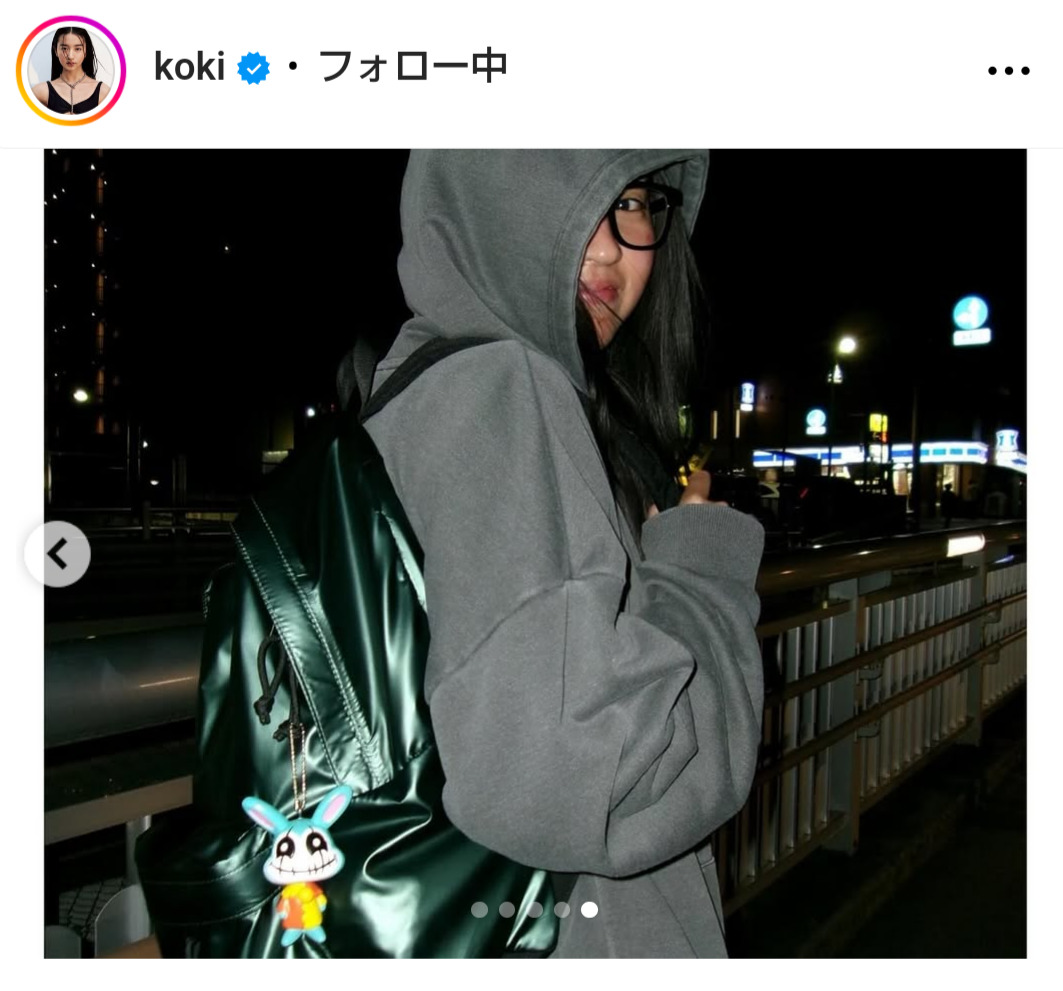Koki,のインスタグラムから