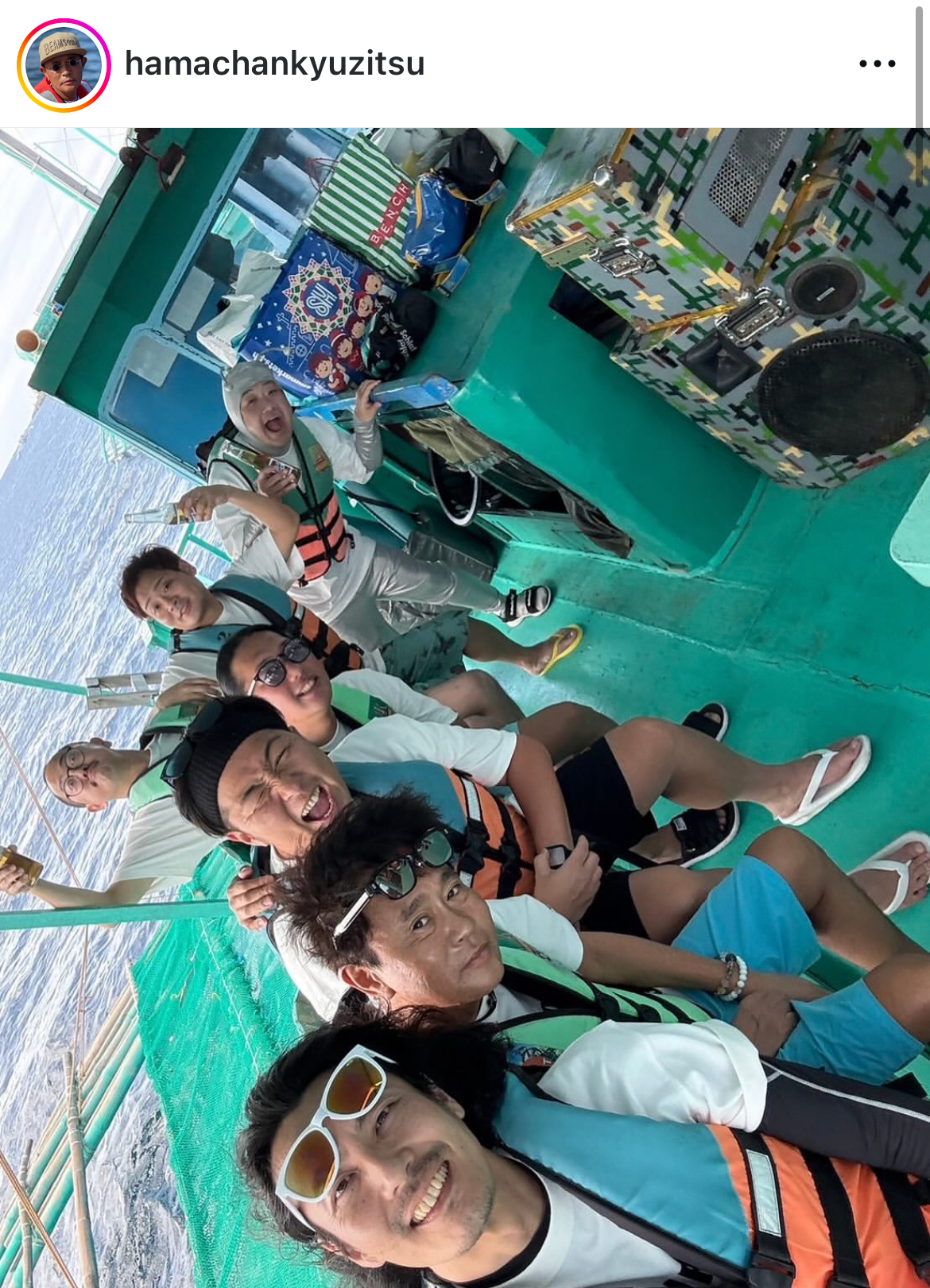 浜田雅功の旅日記のインスタグラムから