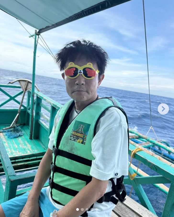 浜田雅功の旅日記のインスタグラムから
