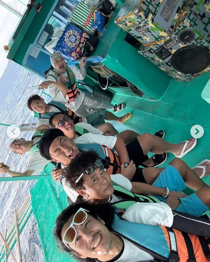 浜田雅功の旅日記のインスタグラムから