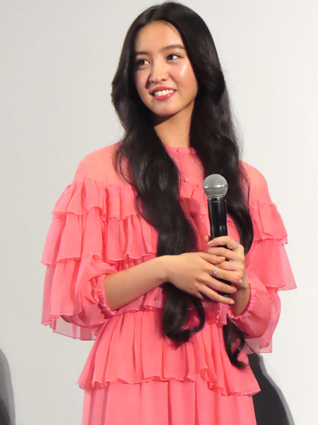 映画「女神降臨　Before　高校デビュー編」初日舞台あいさつに登壇したKoki，