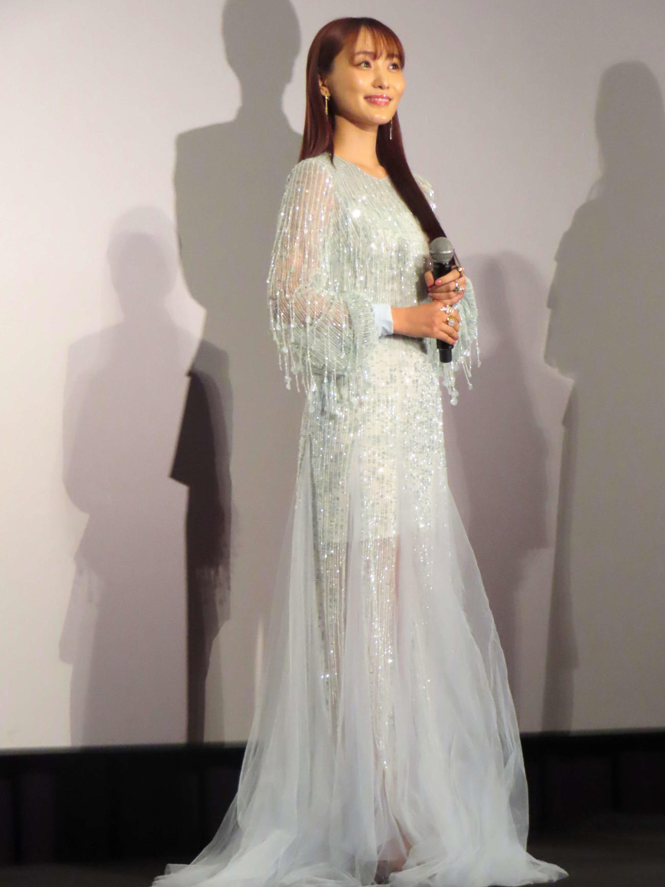 映画「女神降臨　Before　高校デビュー編」初日舞台あいさつに登壇した菅井友香