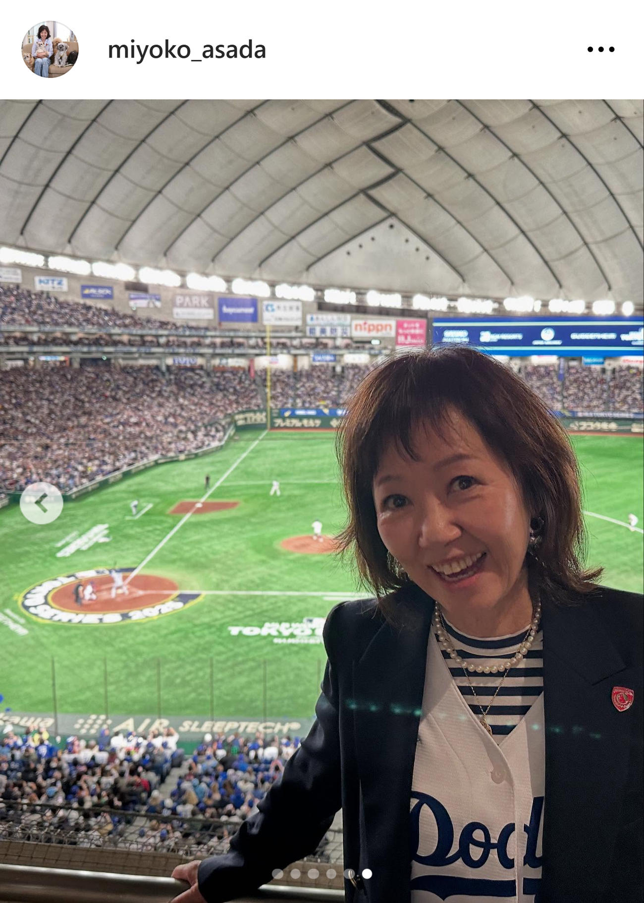 浅田美代子のインスタグラムから