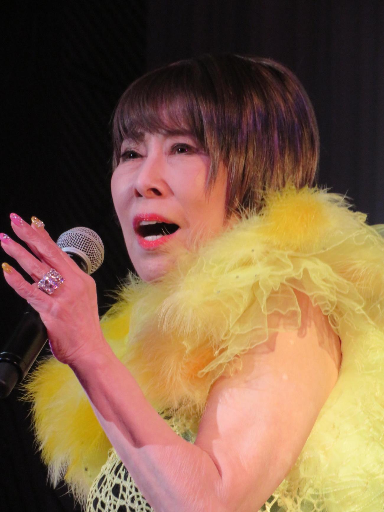 ホテル雅叙園東京でディナーショーを行った原田悠里