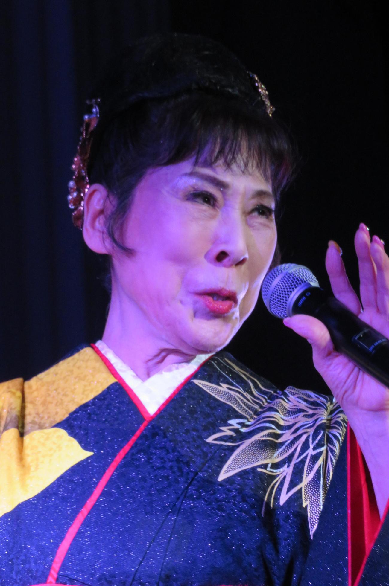 ホテル雅叙園東京でディナーショーを行った原田悠里