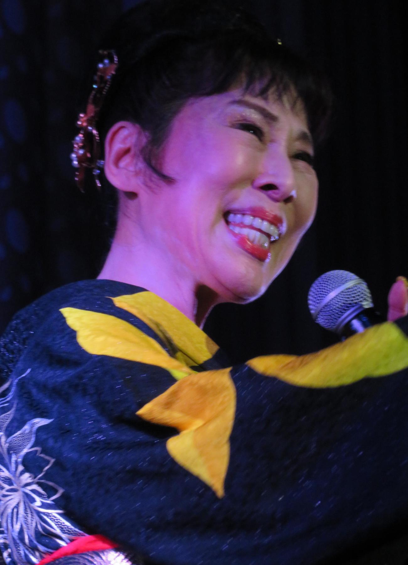 ホテル雅叙園東京でディナーショーを行った原田悠里