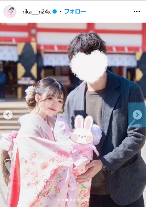 中井りかのインスタグラムから