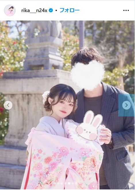 中井りかのインスタグラムから