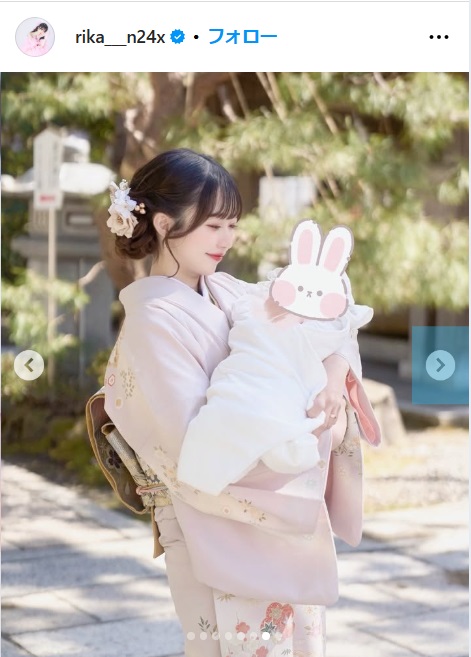 中井りかのインスタグラムから