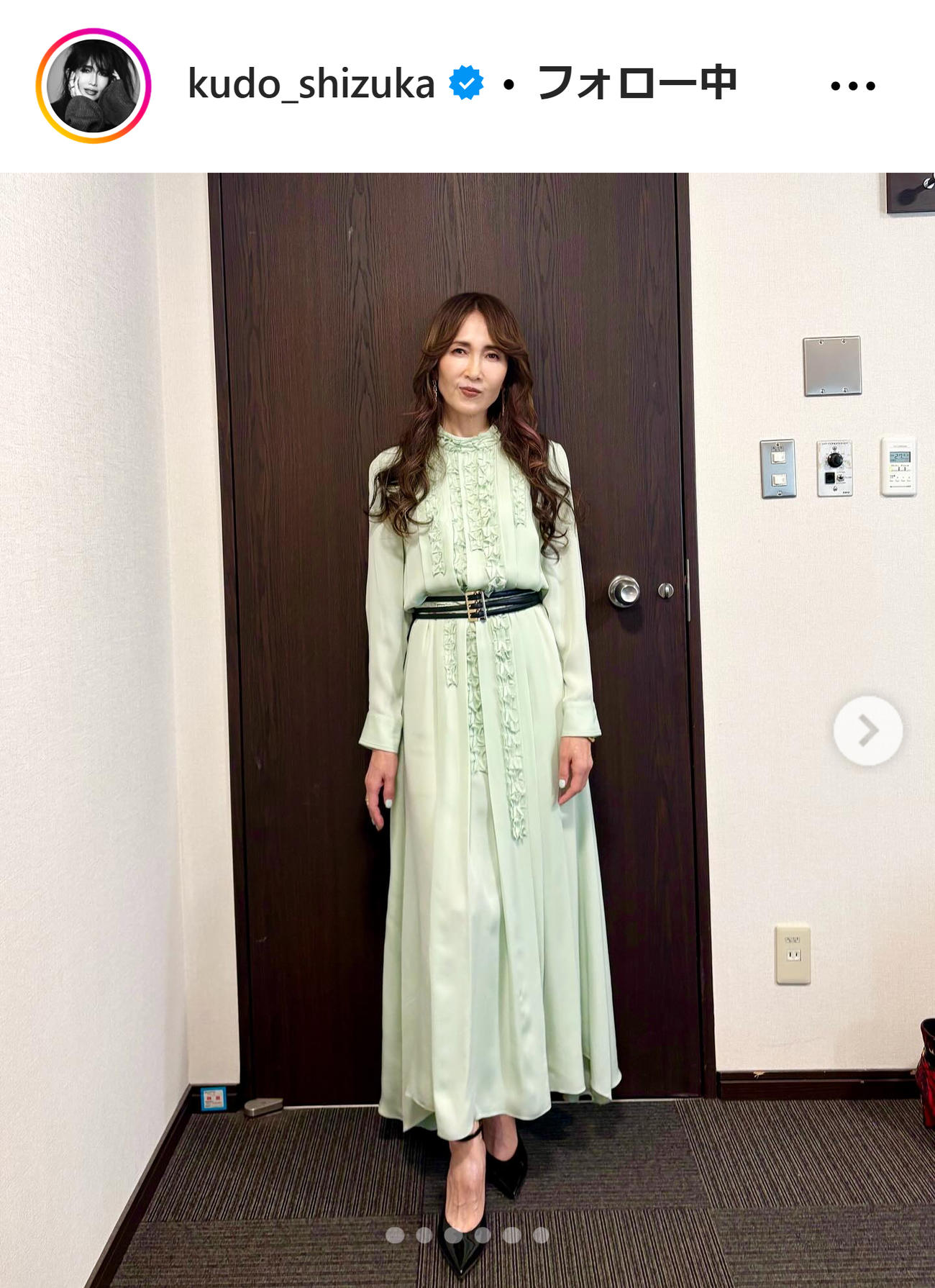 工藤静香のインスタグラムから