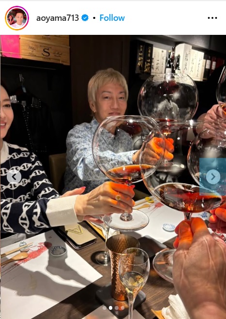 青山光司氏のインスタから