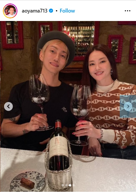 青山光司氏のインスタから