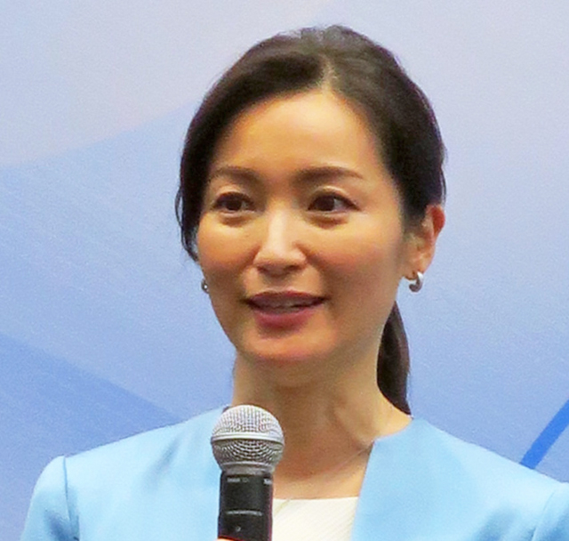テレビ東京の大江麻理子キャスター（24年3月撮影）