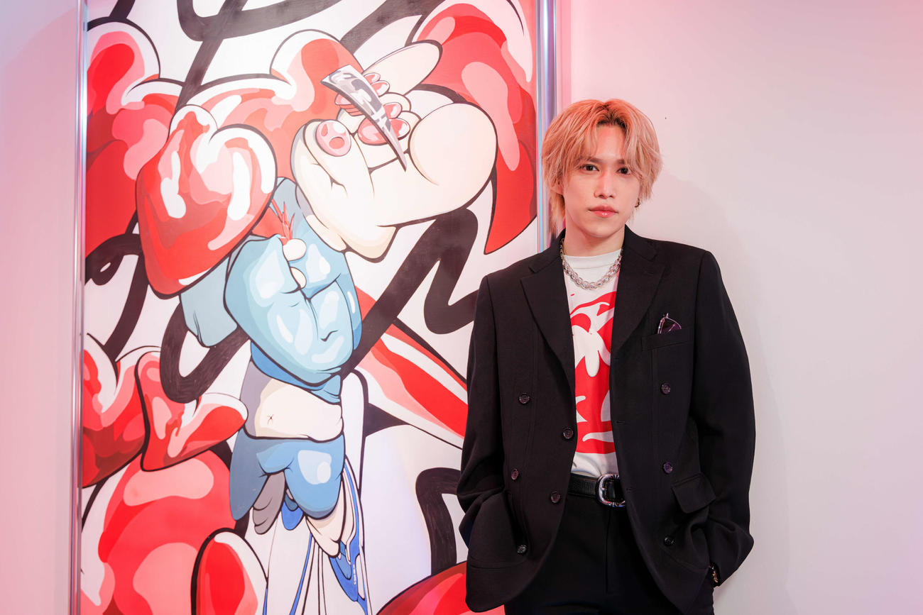 個展「FiNGAiSM in Shibuya」取材会を行ったKis－My－Ft2千賀健永