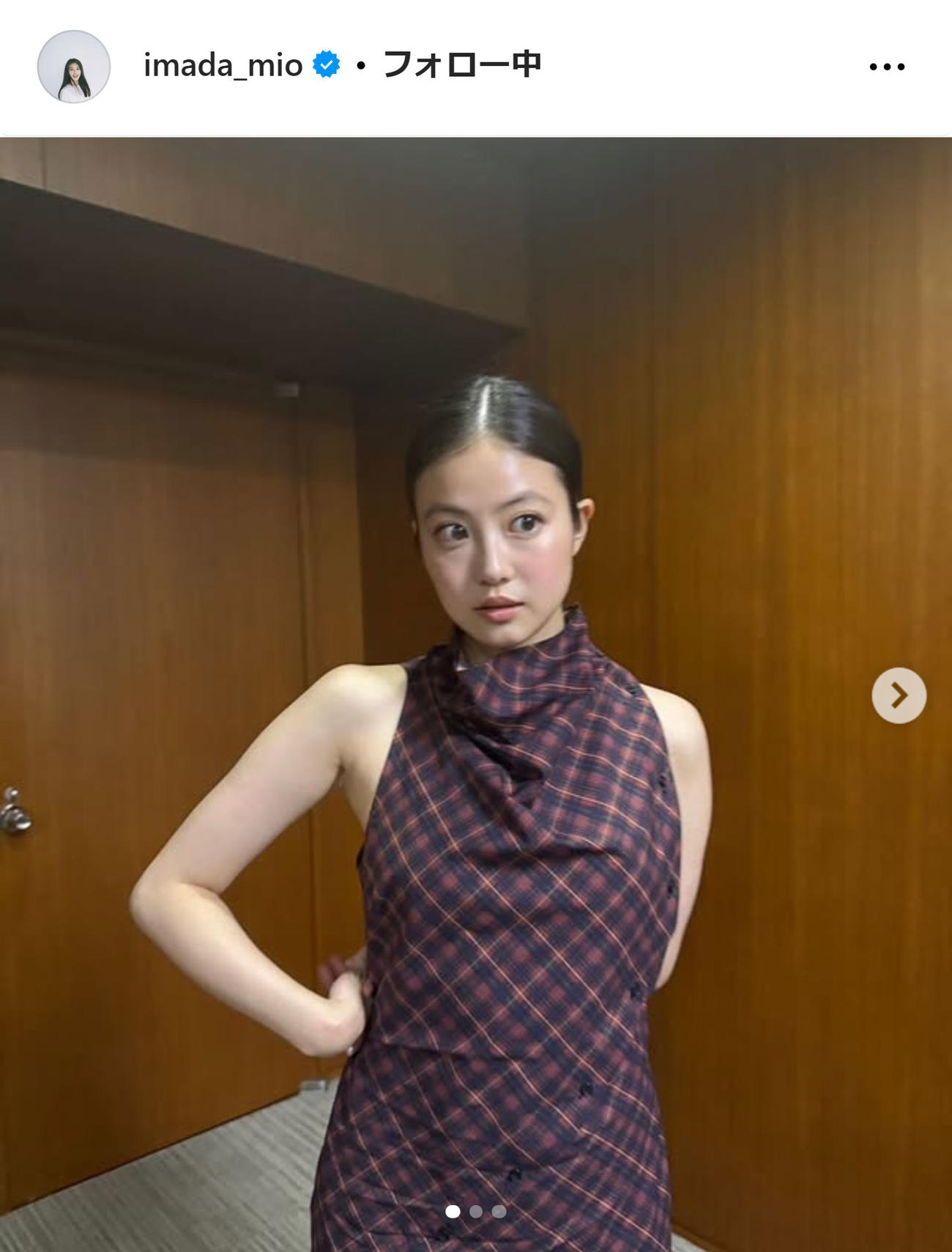今田美桜のインスタグラムから