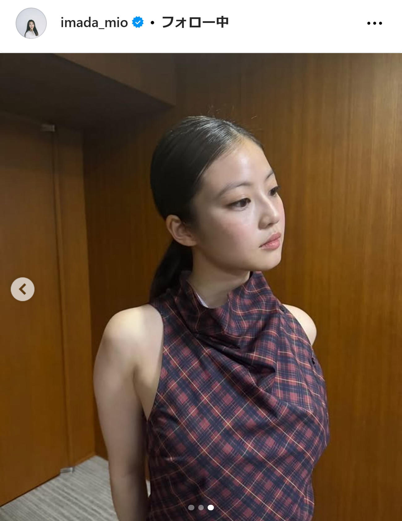 今田美桜のインスタグラムから