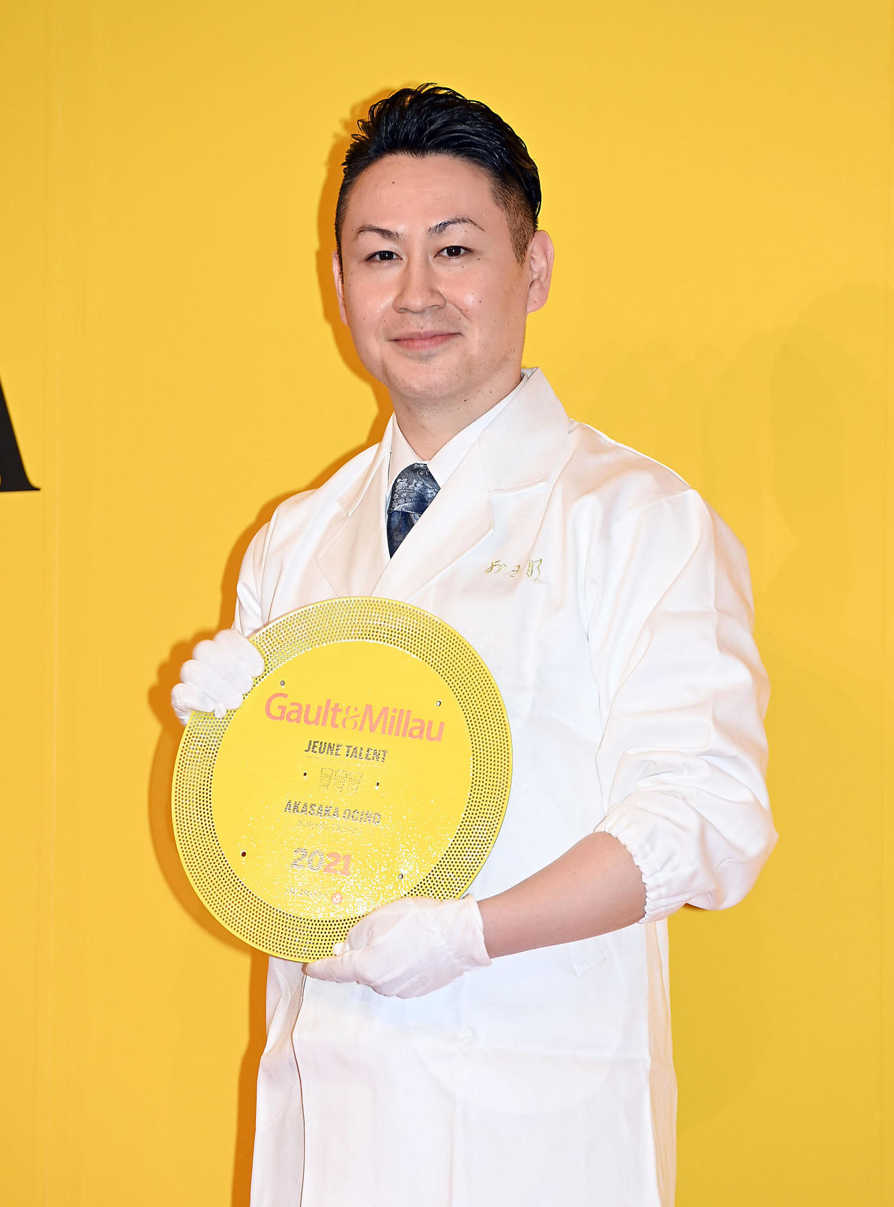 片岡鶴太郎の息子で「赤坂おぎ乃」のシェフを務める荻野聡士氏（2021年撮影）