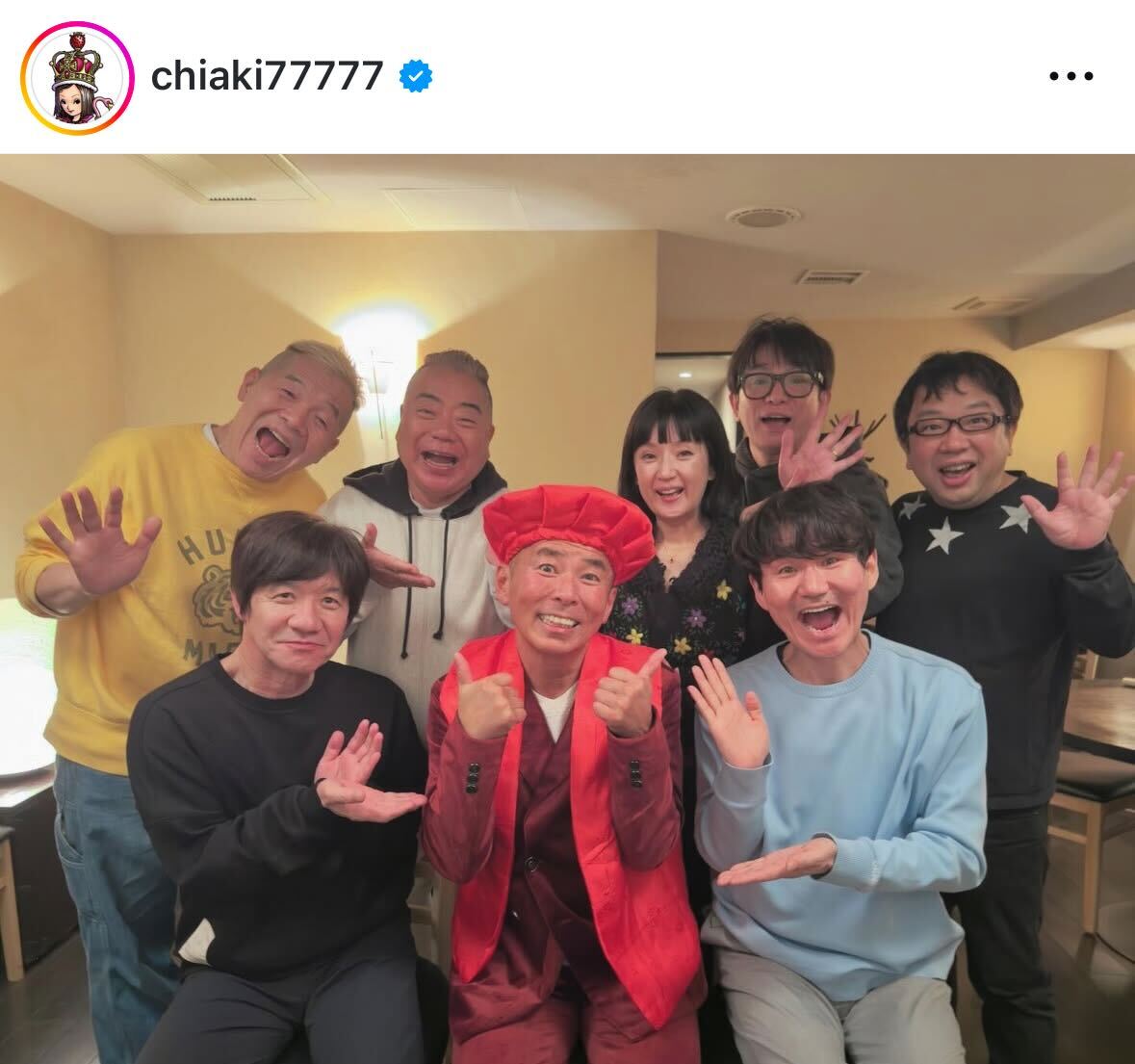 千秋のインスタグラムから