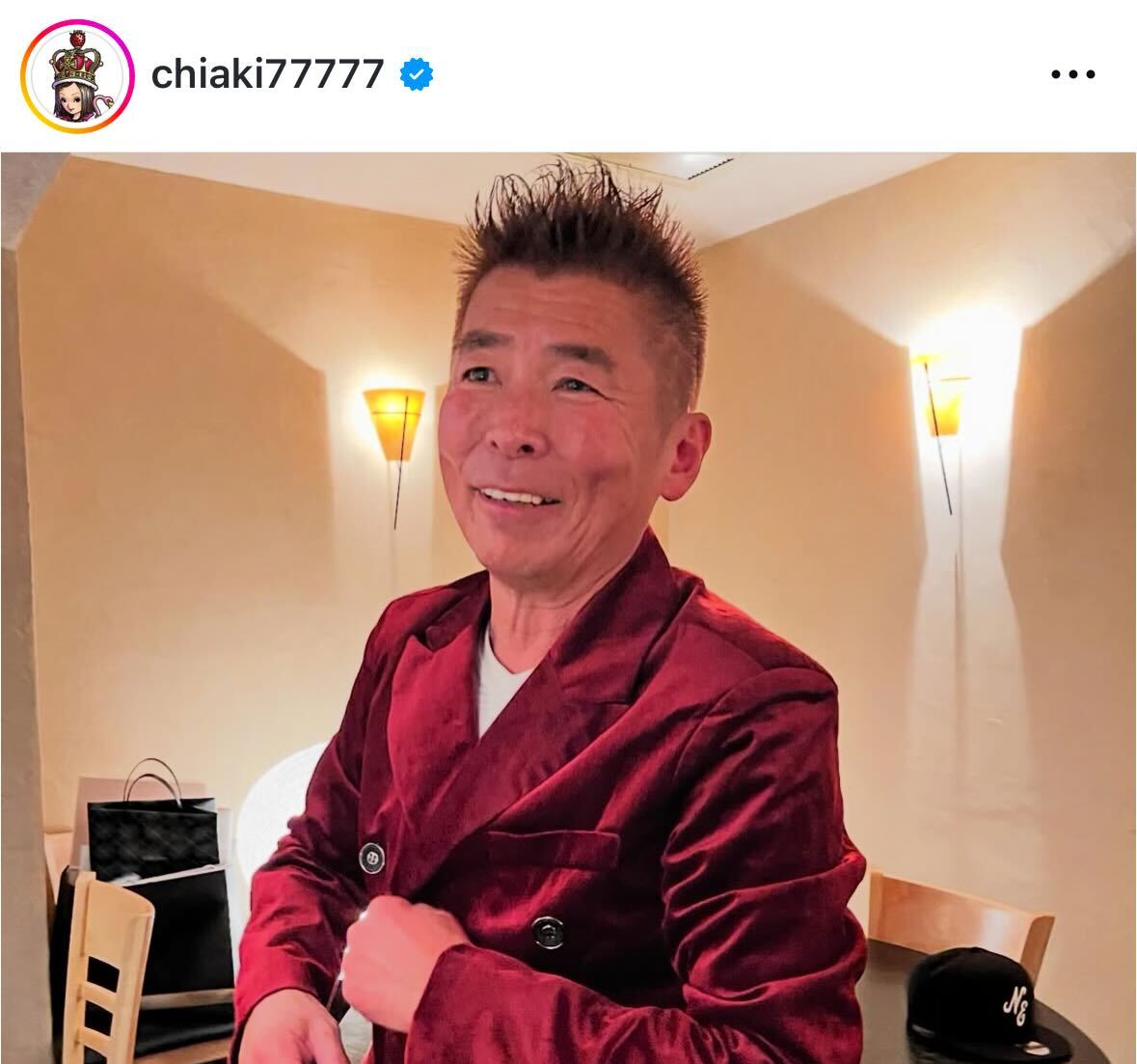 千秋のインスタグラムから