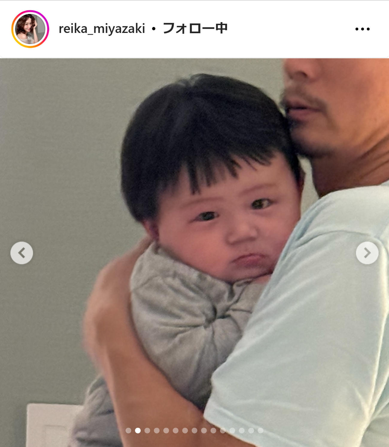宮崎麗果さんのインスタグラムから