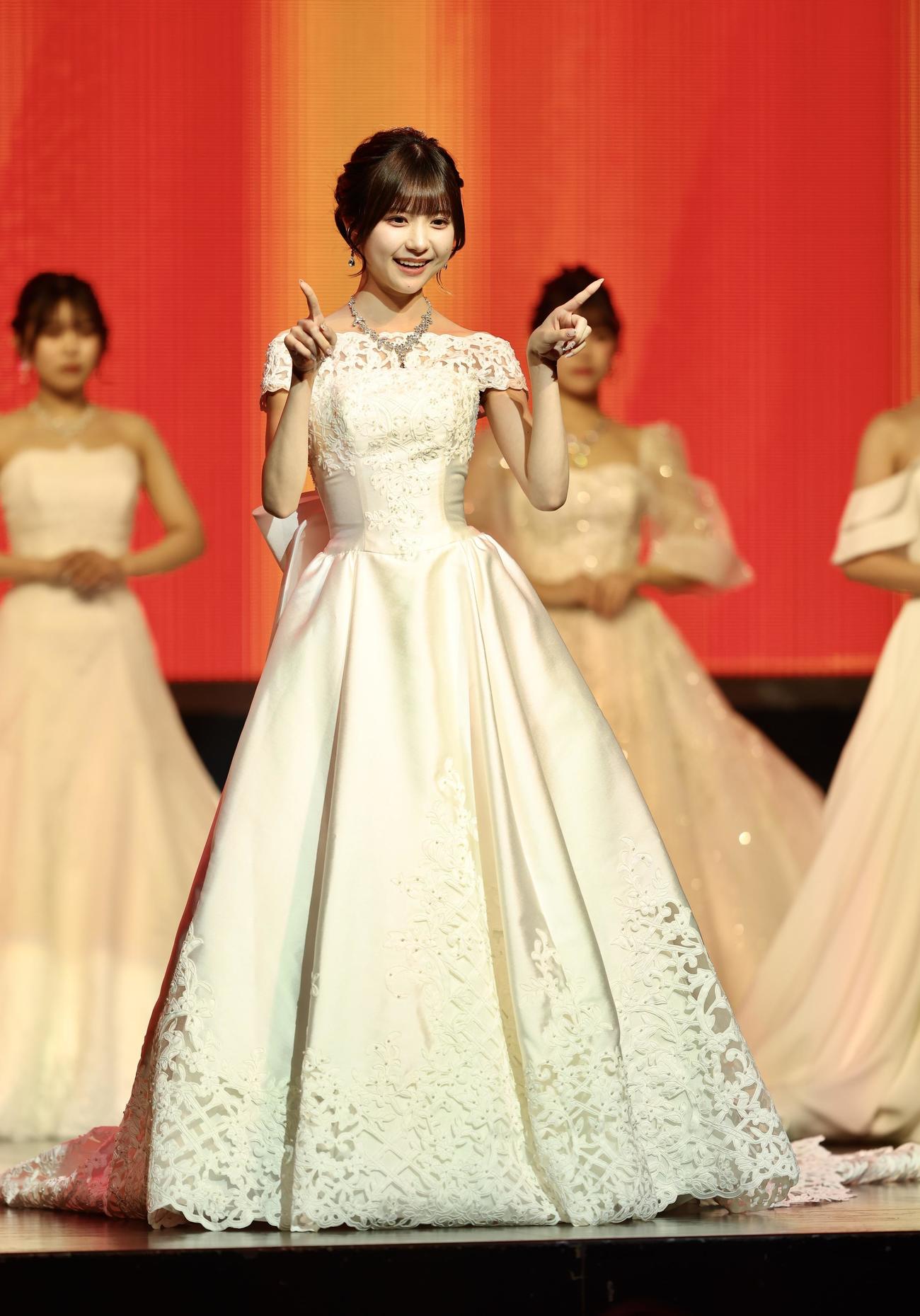 「MISS OF MISS CAMPUS QUEEN CONTEST 2025」グランプリの橋本菜々子さん（撮影・河田真司）