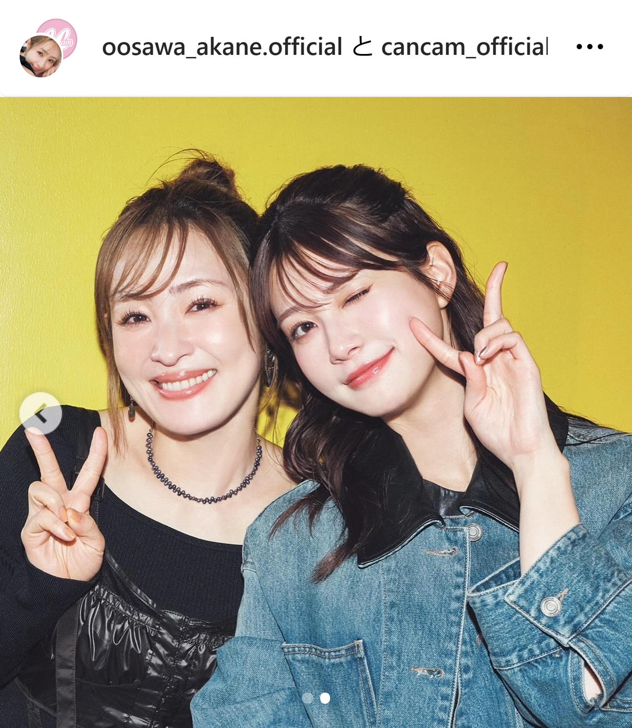 大沢あかねのインスタグラムから