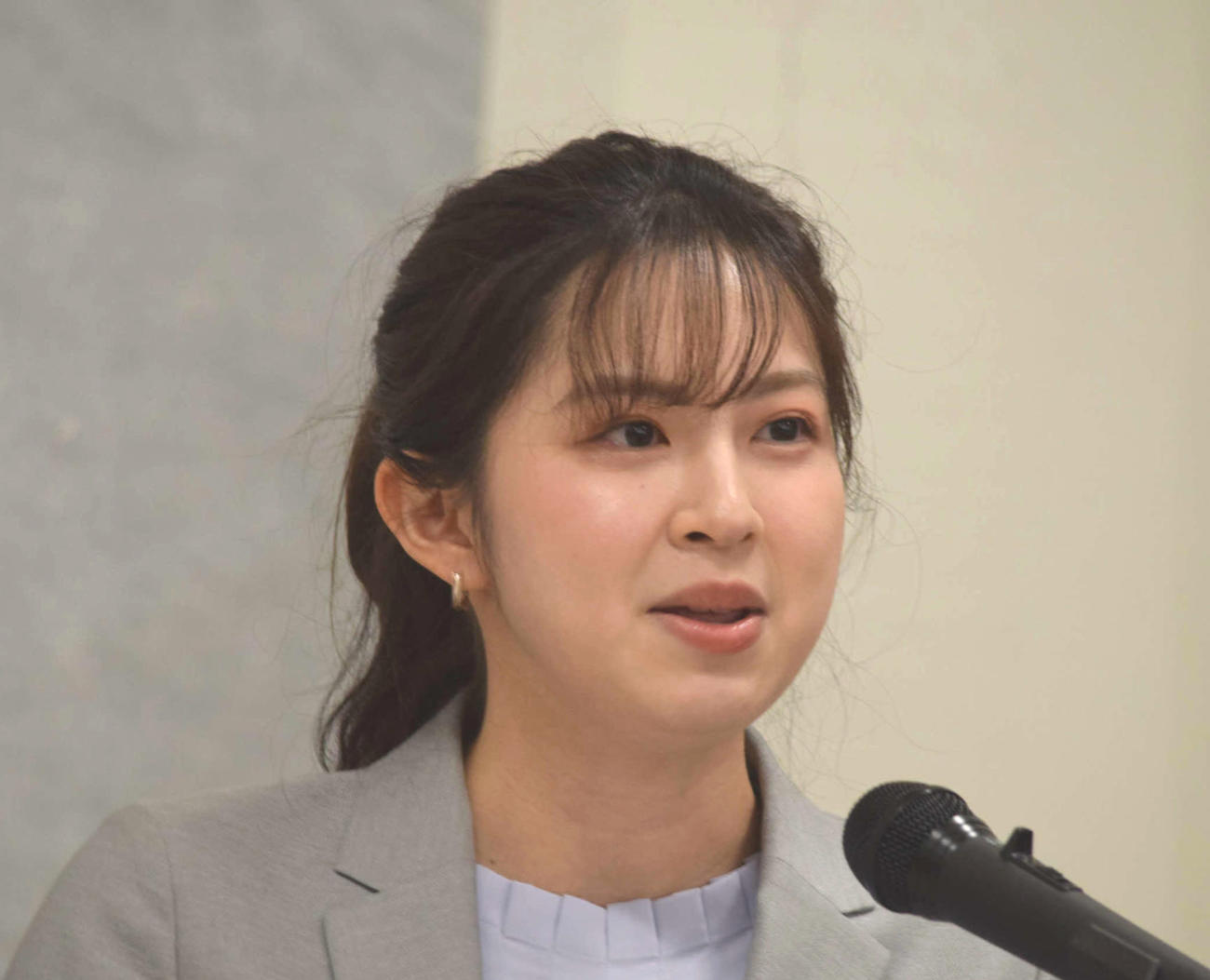 読売テレビ西尾桃アナ（2025年撮影）