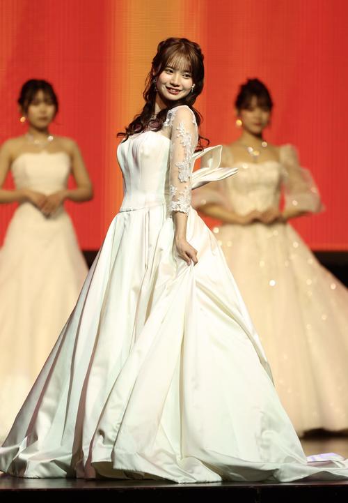 「MISS OF MISS CAMPUS QUEEN CONTEST 2025」に臨む辻田理夏さん（撮影・河田真司）