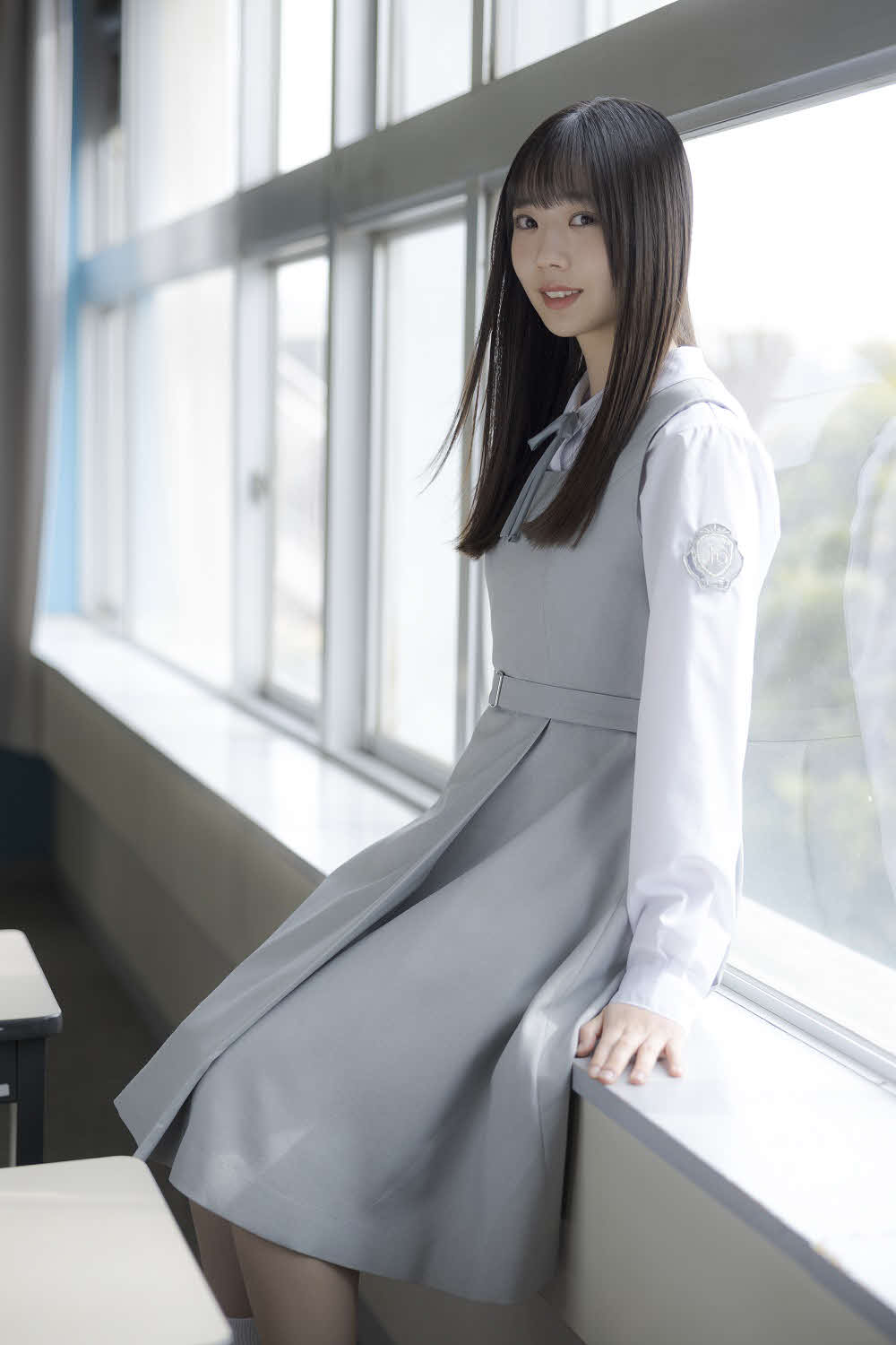 日向坂46に新加入した五期生の坂井新奈