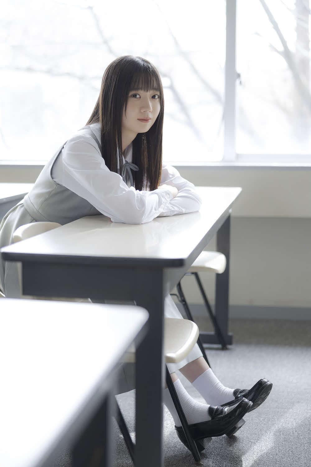 日向坂46に新加入した五期生の坂井新奈