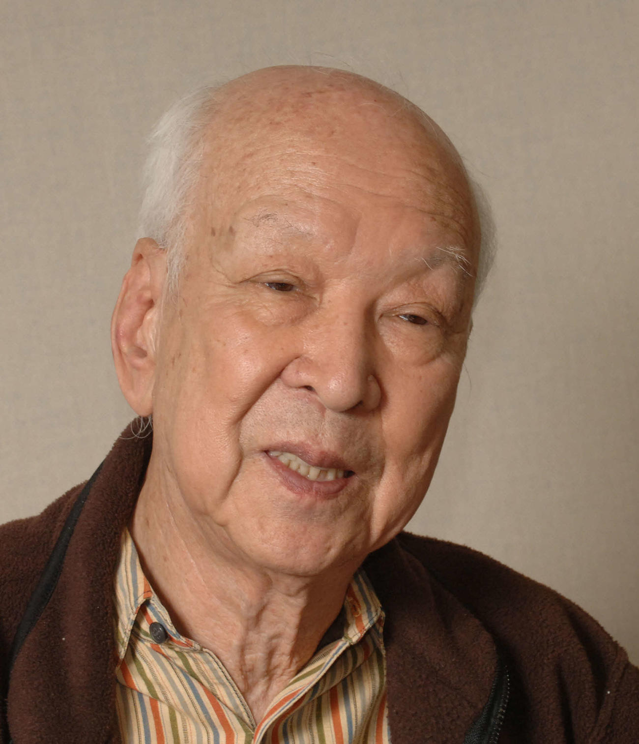 大滝秀治さん（2006年3月撮影）