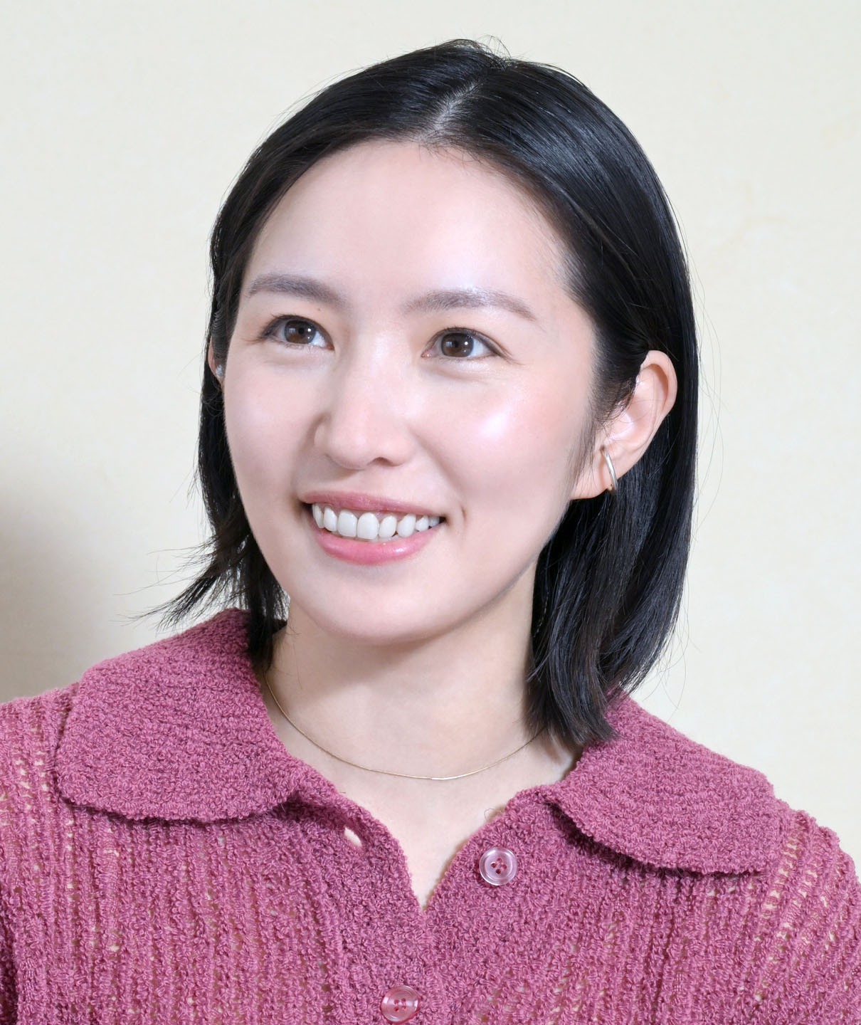 産休から復帰した徳永えり（撮影・千葉一成）