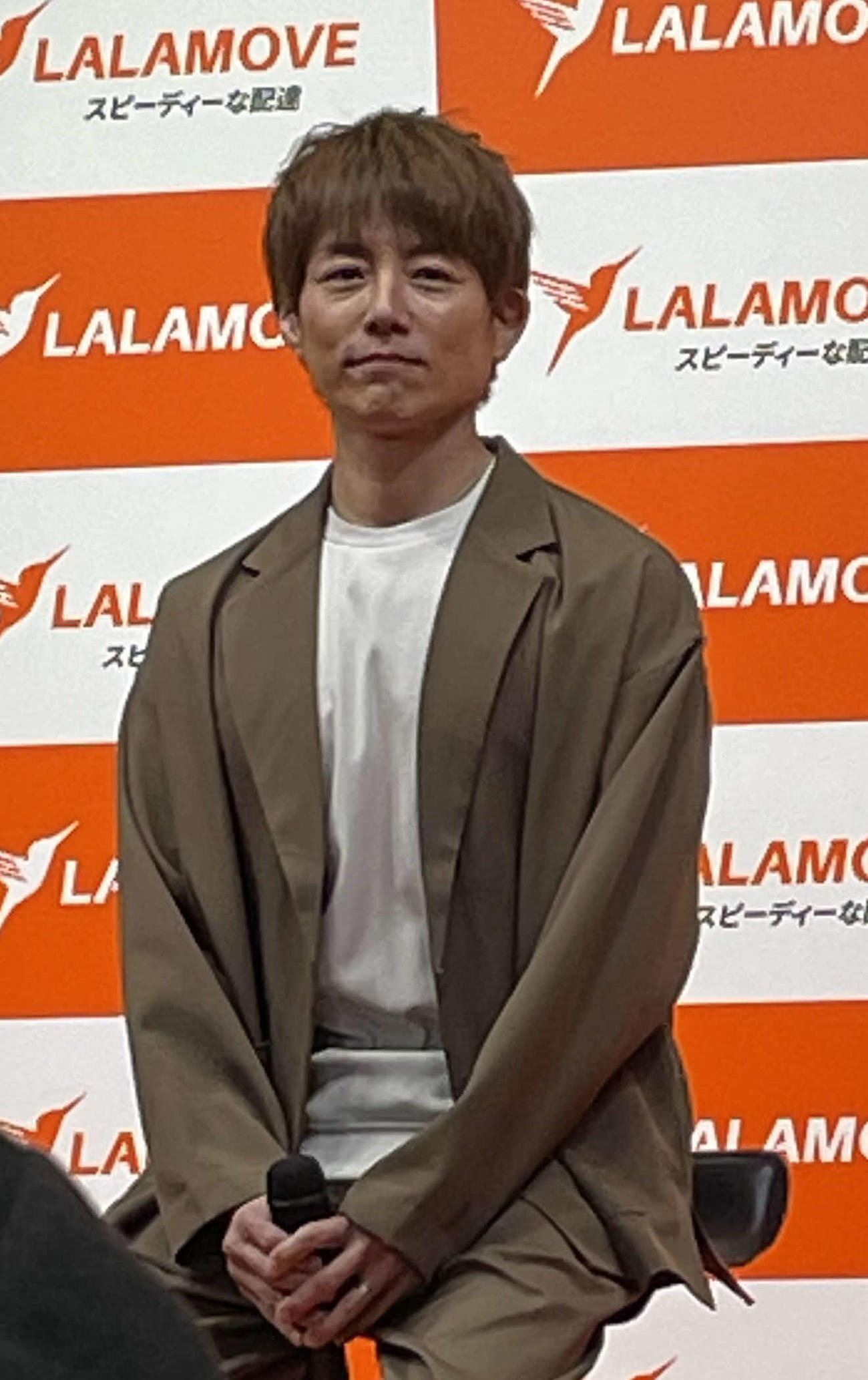 「lalamove Japan」記者発表会に出席した杉浦太陽