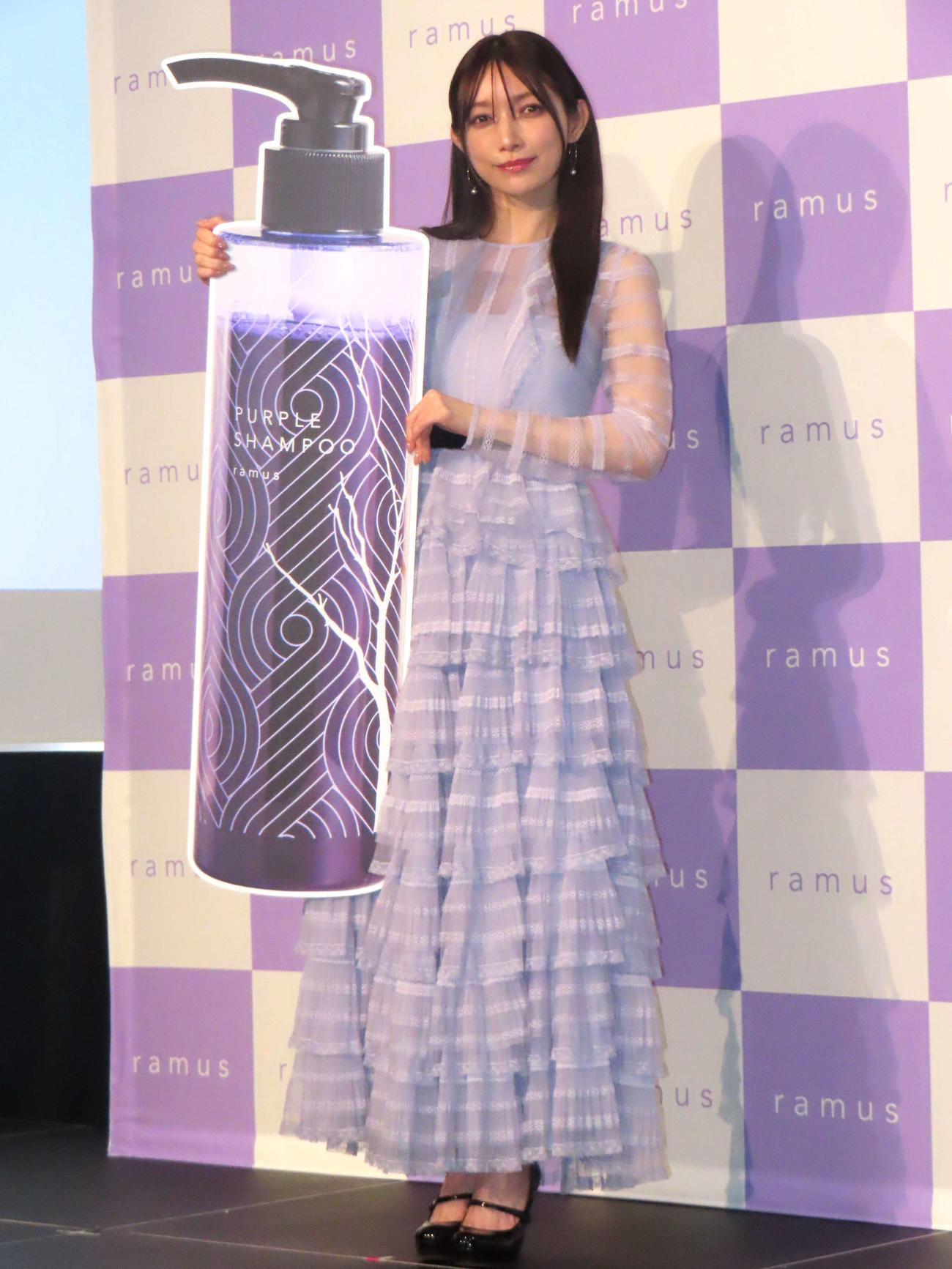 「ムラシャン・熱トリートメント『ramus』新商品発表会」に登壇した後藤真希