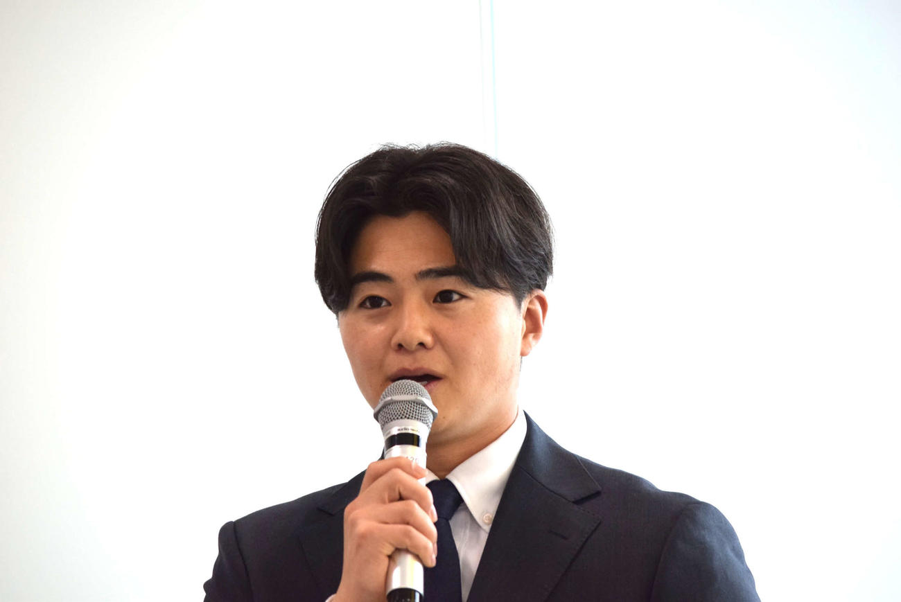 読売テレビの大野晃佳アナウンサー（撮影・阪口孝志）