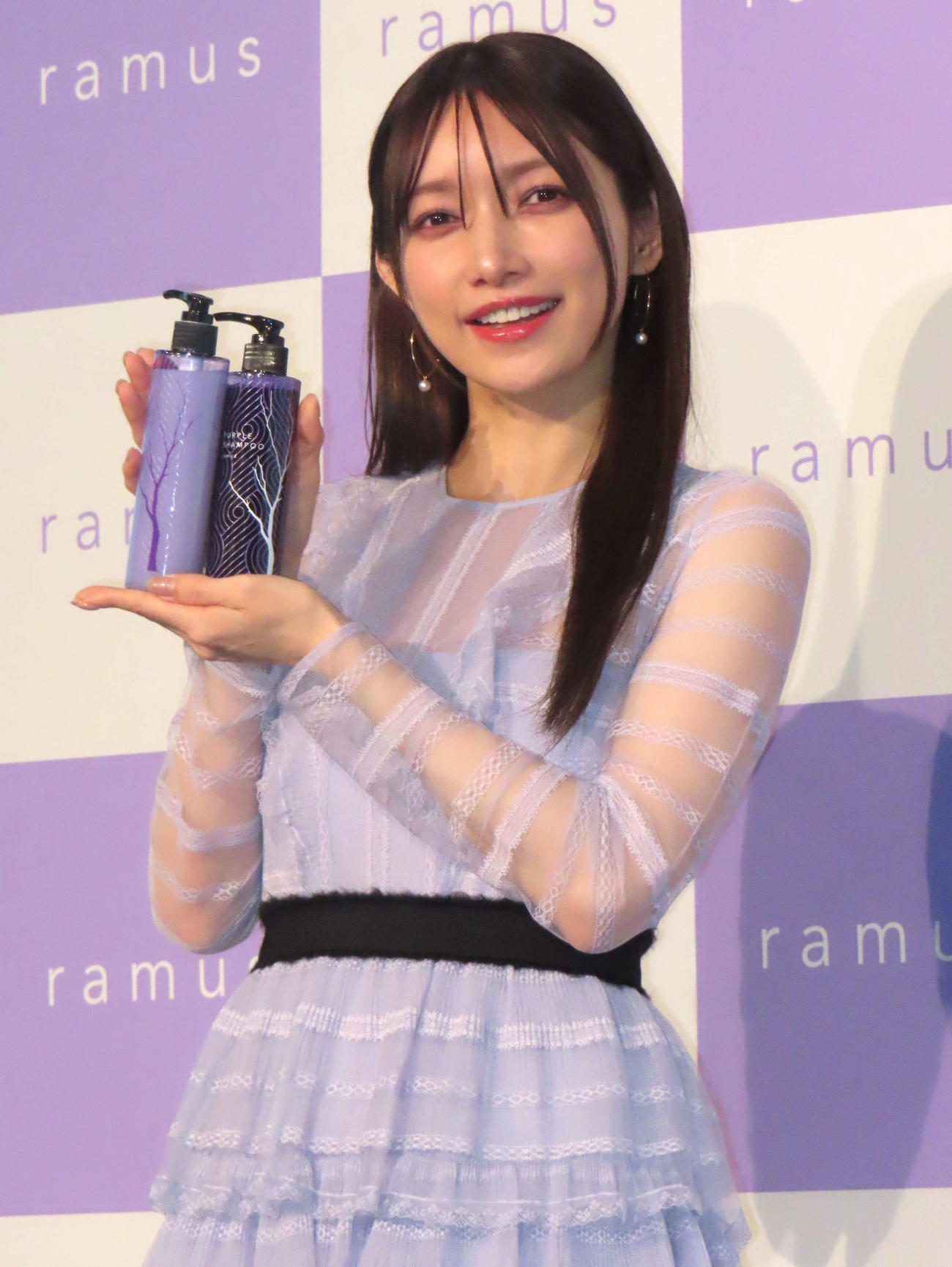 「ムラシャン・熱トリートメント『ramus』新商品発表会」に登壇した後藤真希