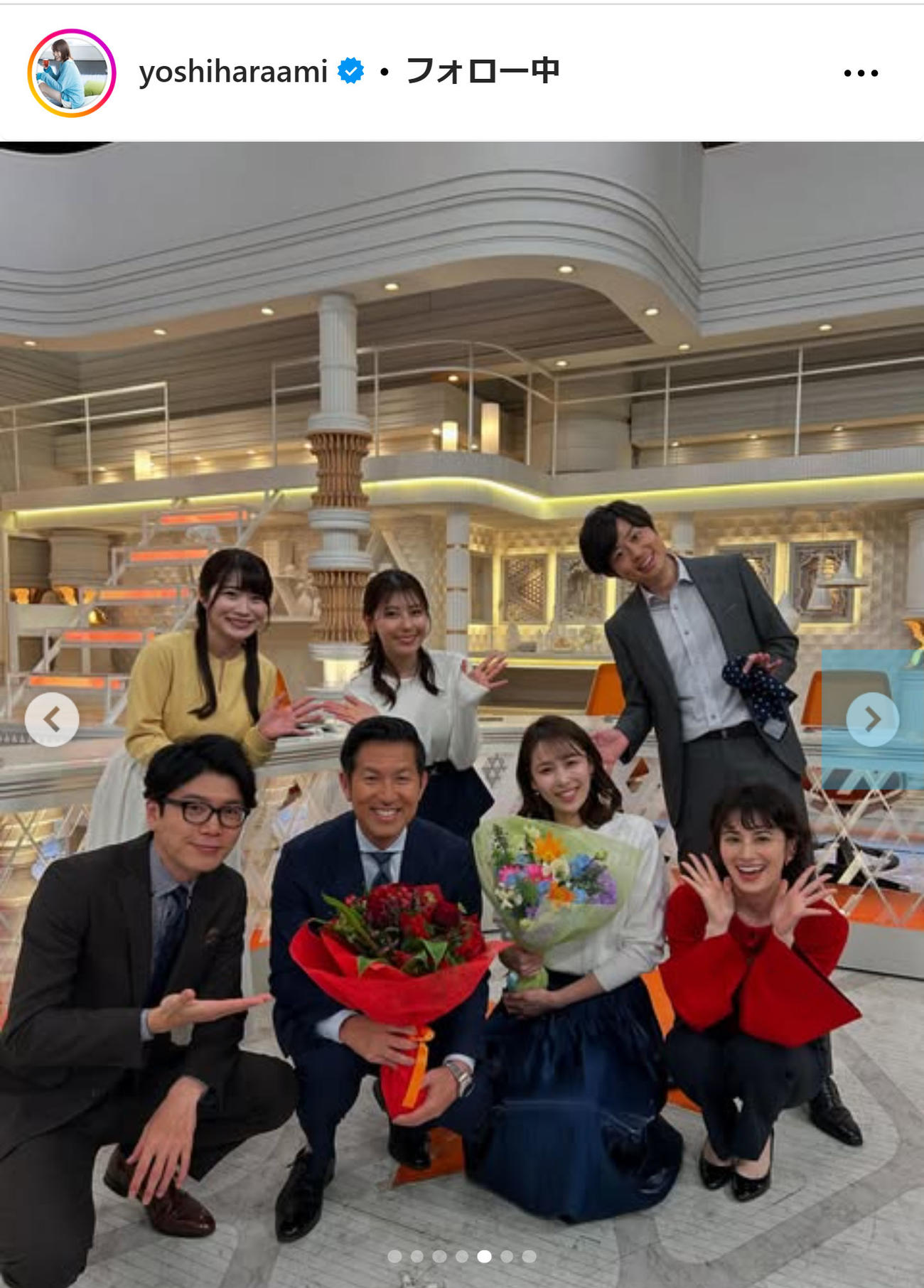 TBS良原安美アナのインスタグラムから