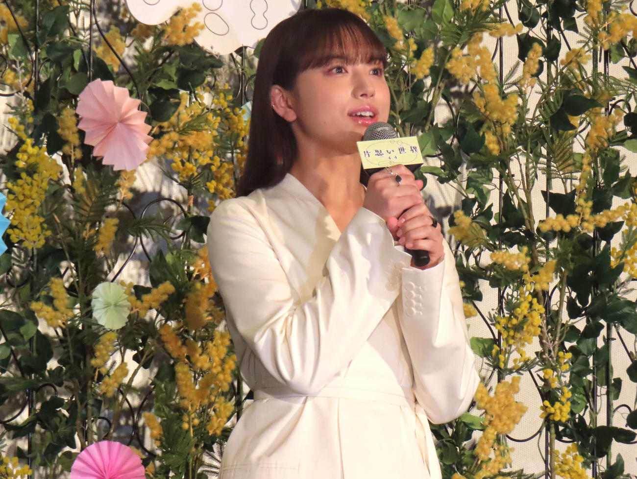 映画「片思い世界」公開直前イベントに登壇した清原果耶