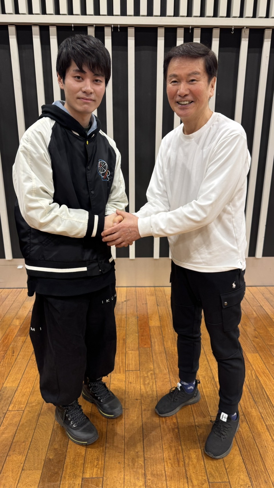 小川哲央（左）と森田健作