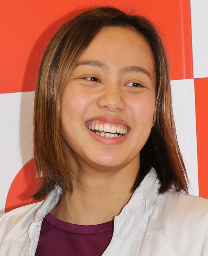 競泳の今井月（2017年11月撮影）