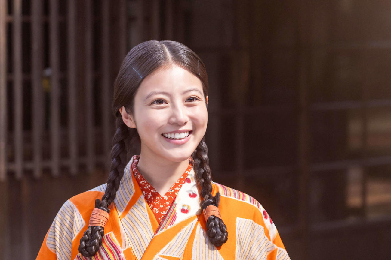 NHK連続テレビ小説「あんぱん」の場面写真。ヒロインを務める今田美桜