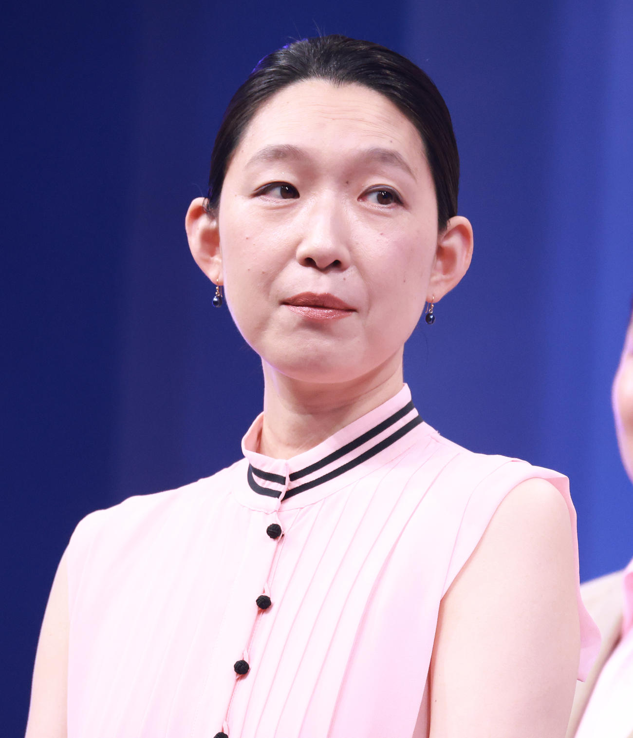 TBS DRAMA COLLECTION 2025 Springに参加した江口のりこ（撮影・中島郁夫）