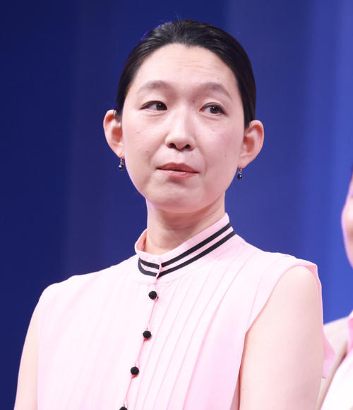 TBS DRAMA COLLECTION 2025 Springに参加した江口のりこ（撮影・中島郁夫）
