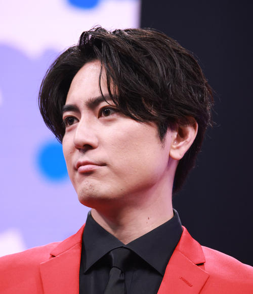 TBS DRAMA COLLECTION 2025 Springに参加した間宮祥太朗（撮影・中島郁夫）