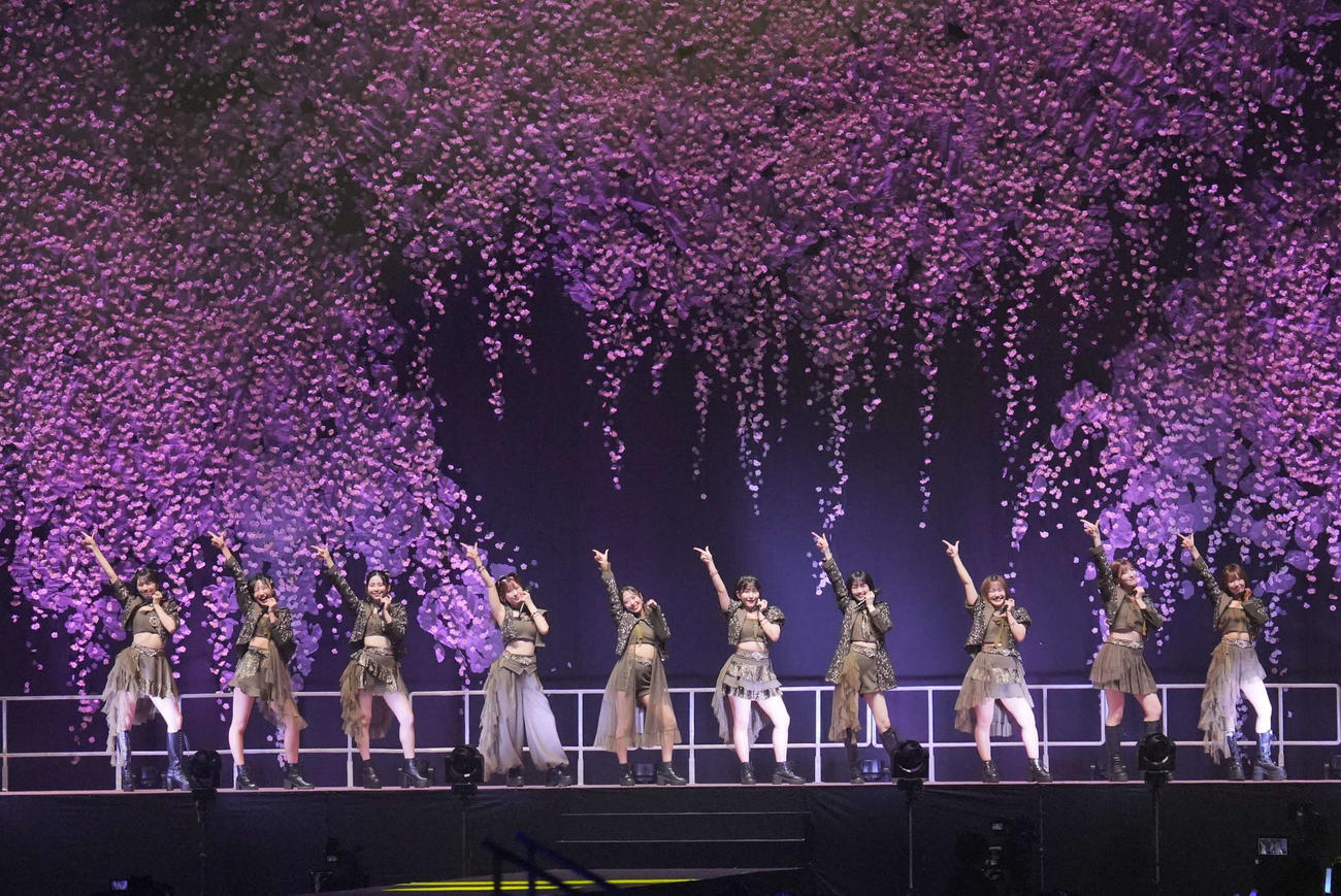 「Hello！　Project　ひなフェス2025」に出演したモーニング娘。'25